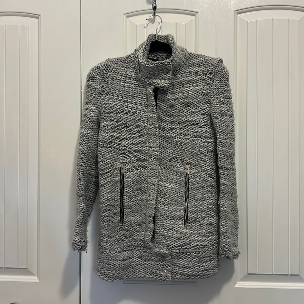 IRO moto sweater coat. Size 38